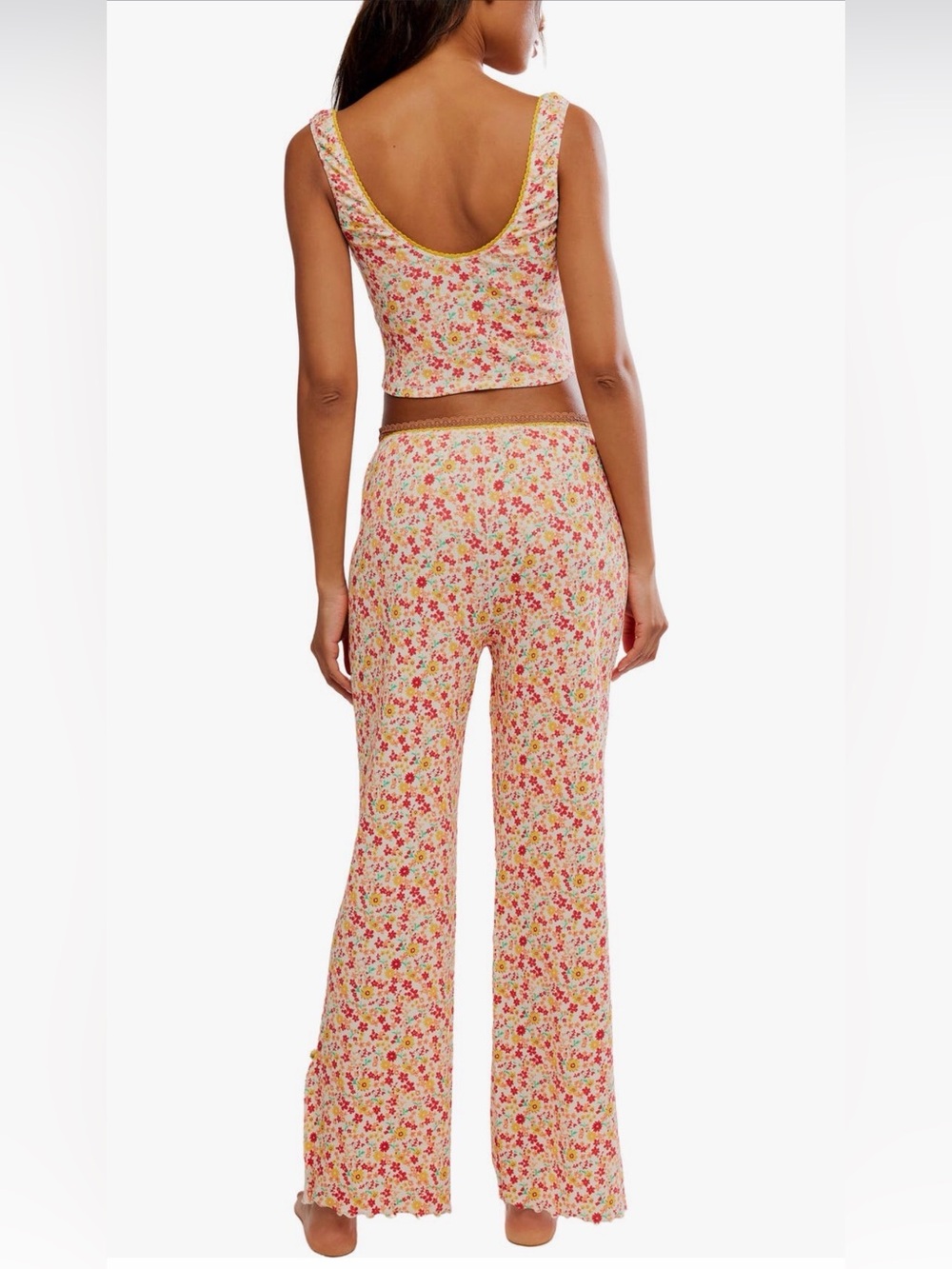 Free People Fresh in Love Pointelle Pajamas - Picture 3 of 4